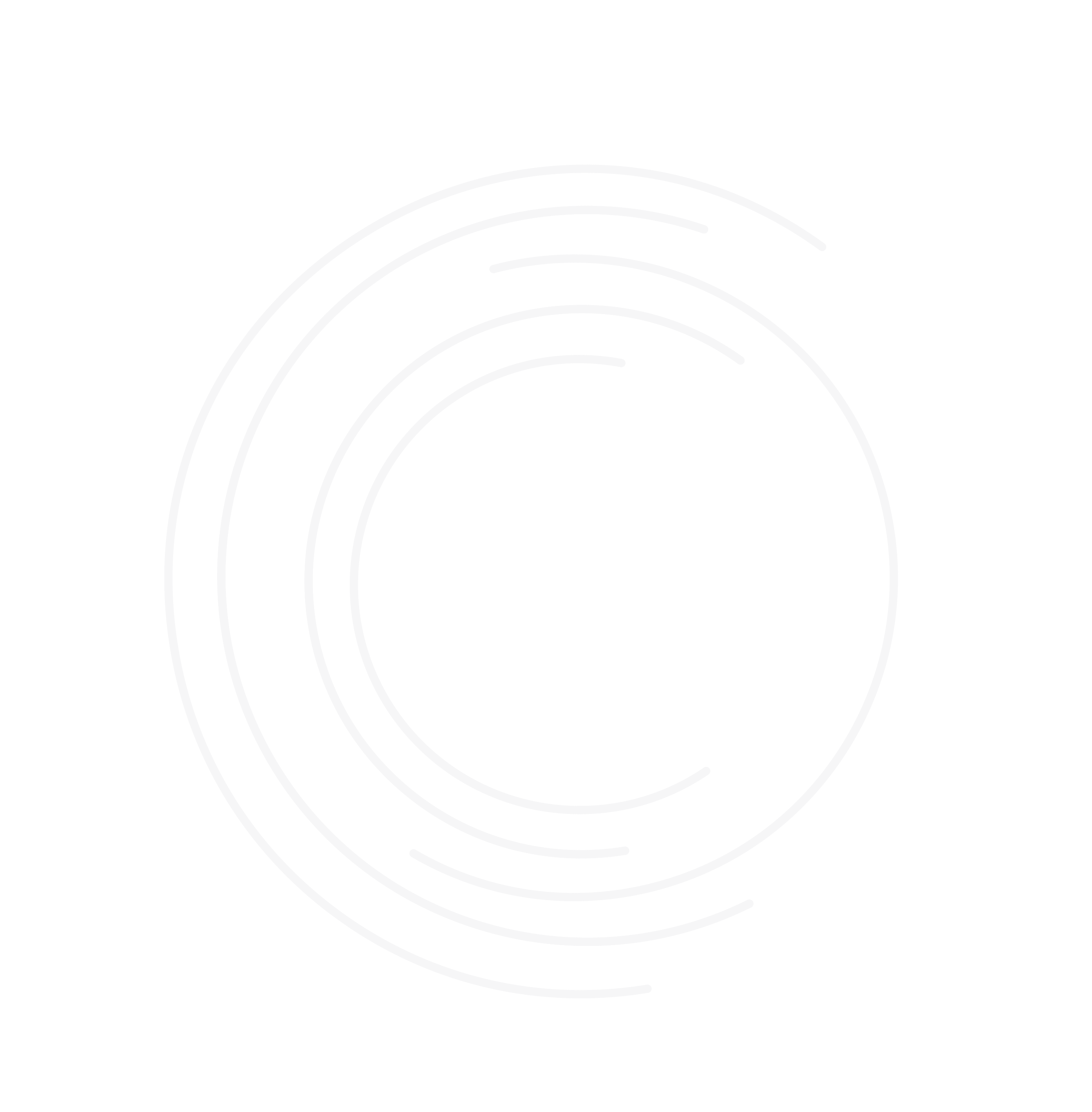 A white circle with a black outline. AI generated content