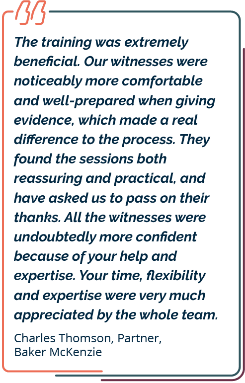 A letter written by Charles Thomson, a partner at Baker McKenzie, thanking someone for their help and expertise. AI generated content