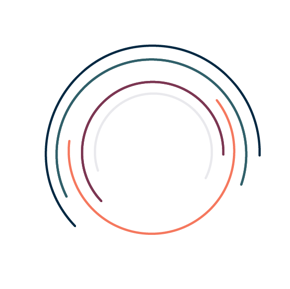 A circle with a line going through it. AI generated content