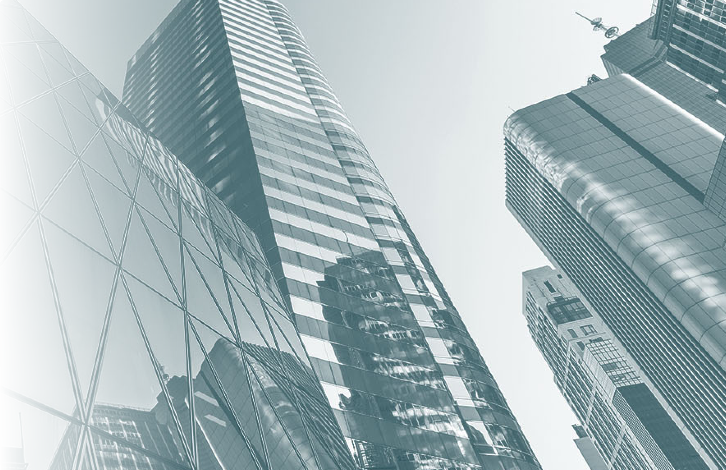 Exterior of modern architecture in downtown. Building abstract background