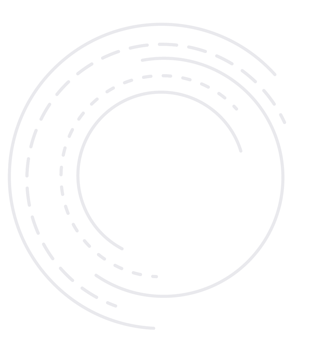 A white circle with a black outline. AI generated content